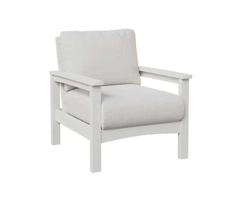 Camden Club Chair by Berlin Gardens - White, Marvel Cloud Camden Club Chair by Berlin Gardens - 191-CCC2832