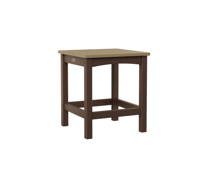 Camden End Table by Berlin Gardens - Weatherwood, Chocolate Brown Camden End Table by Berlin Gardens - 191-CET1720