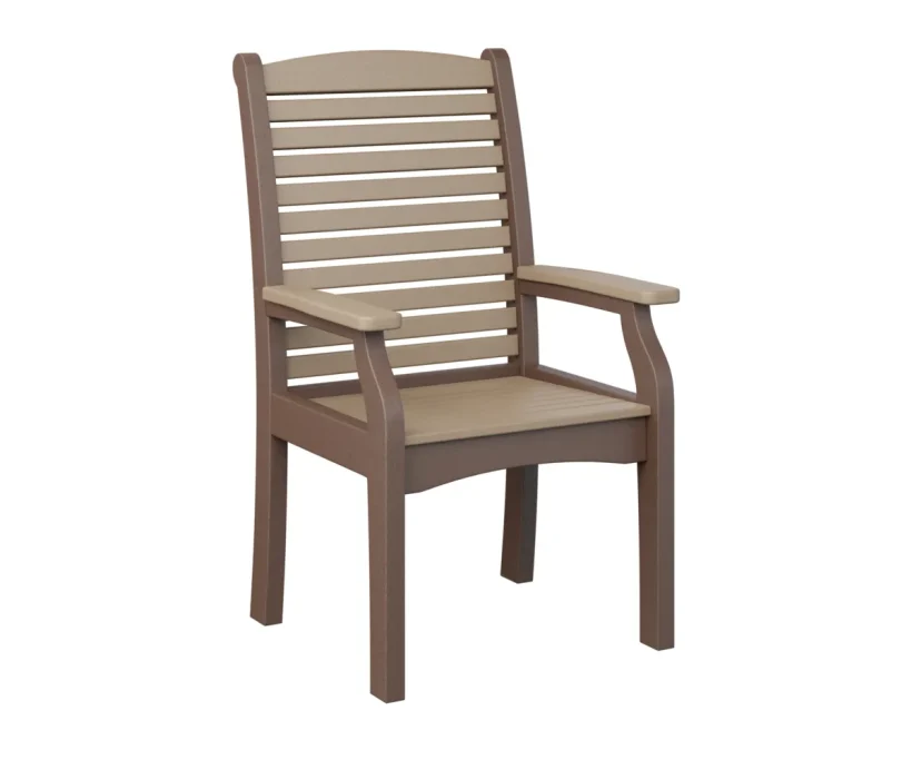 Classic Terrace Dining Chair by Berlin Gardens - Weatherwood, Chocolate Brown Classic Terrace Dining Chair by Berlin Gardens - 191-CTDC2744