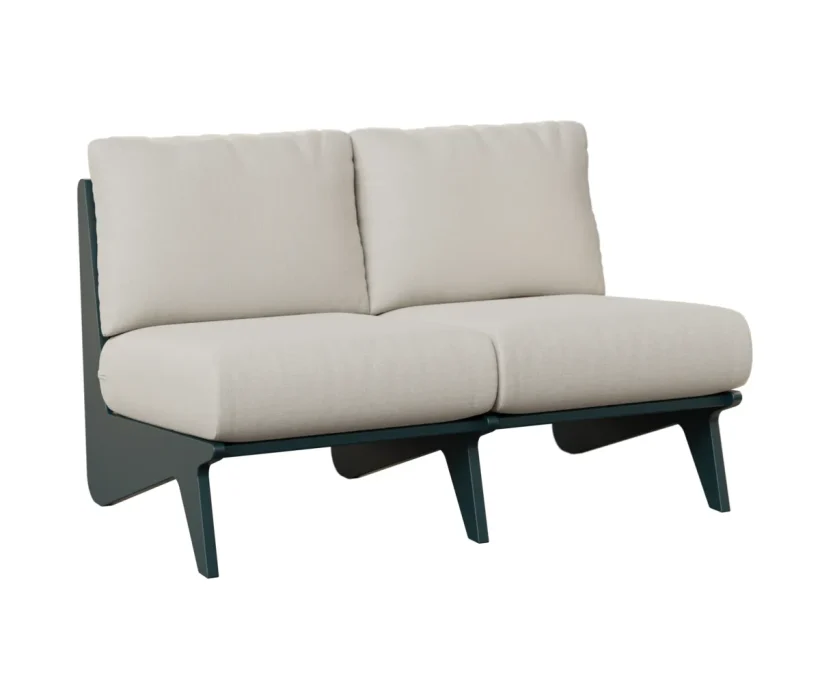 Holland Loveseat by Berlin Gardens - MGP Berry, Blend Linen Holland Loveseat by Berlin Gardens - 191-HOLS4929