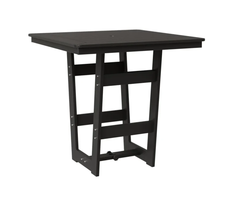 Hudson 40" Square Bar Table by Berlin Gardens - MGP Black, MGP Black Hudson 40" Square Bar Table by Berlin Gardens - 191-HSMT0040B