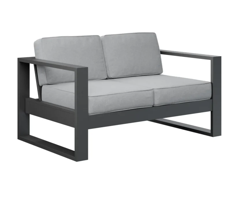 Nordic Loveseat by Berlin Gardens - MGP Berry, Canvas Granite Nordic Loveseat by Berlin Gardens - 191-NL5224
