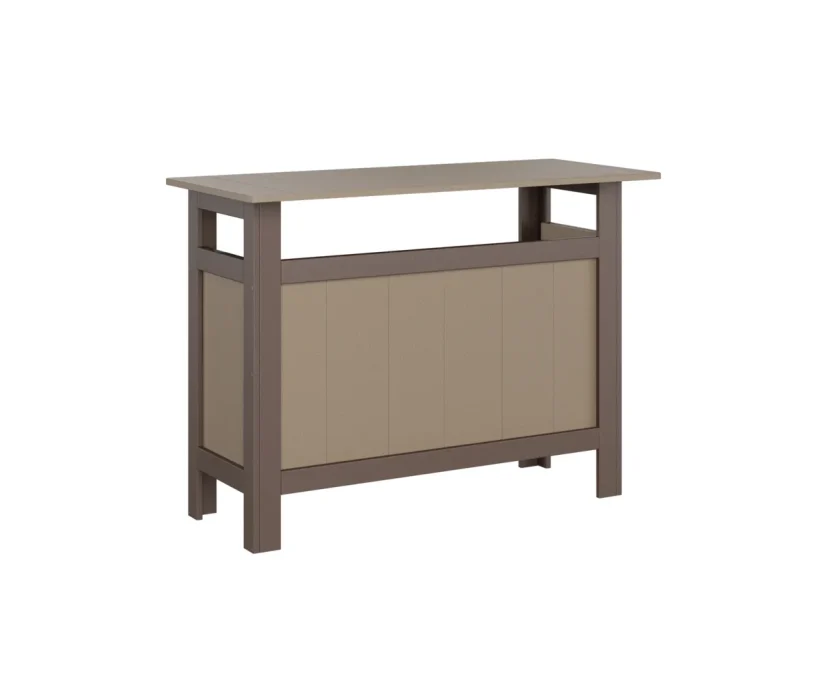 Outdoor Bar by Berlin Gardens - Weatherwood, Chocolate Brown Outdoor Bar by Berlin Gardens - 191-POBB3955