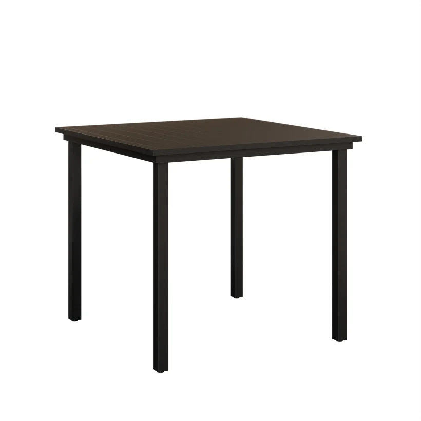 Vida Poly 44" Aluminum Square Bar Table by Berlin Gardens - 191-VPST0044B