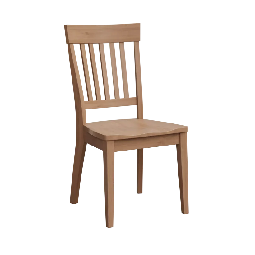 Amish Kenton Solid Hardwood Dining Side Chair - 281-037-HPZ