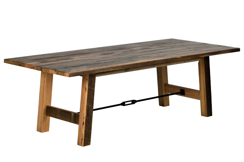 Amish Cleveland Solid Hardwood Dining Table - 281-461-QXYIB