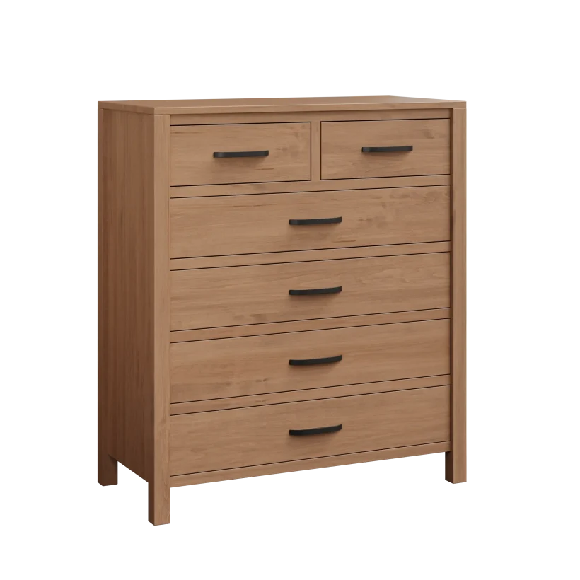 Amish Amanda Solid Hardwood Bedroom 6-Drawer Chest - 281-478-6953719A