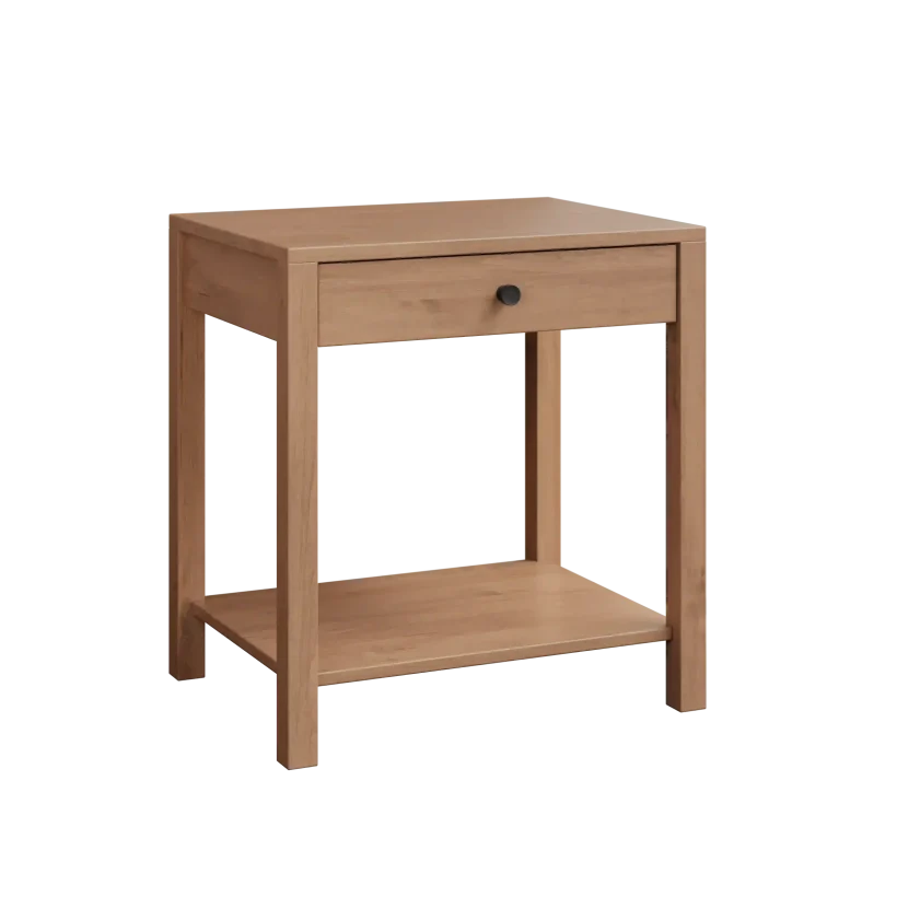 Amish Amanda Solid Hardwood Bedroom 1-Drawer Nightstand - 281-479-5953514AO
