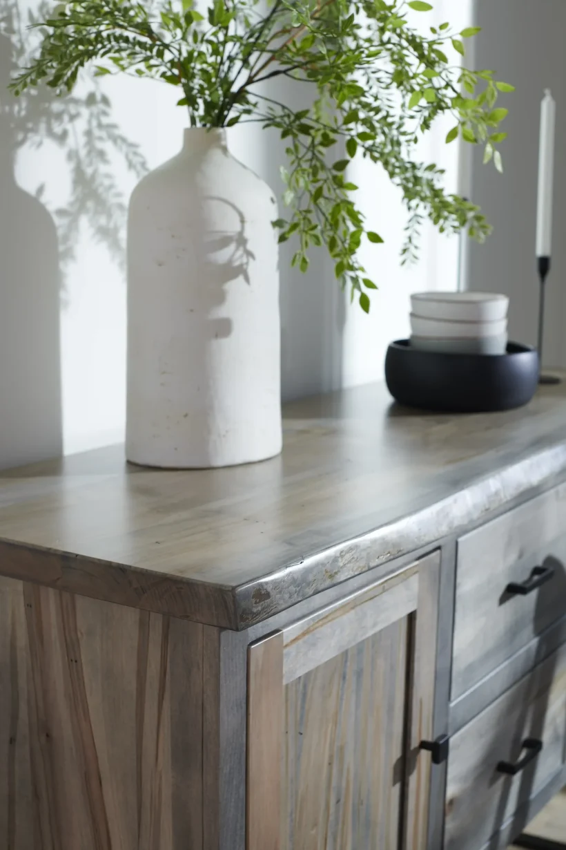 Amish Ashford Live Edge Solid Hardwood Dining Server - No, , , , , Wormy Maple, FC47872 Bel Air, Black Knobs, 845-MB, Black Pulls, 177-96-MB Amish Ashford Live Edge Solid Hardwood Dining Server - 281-490-694293
