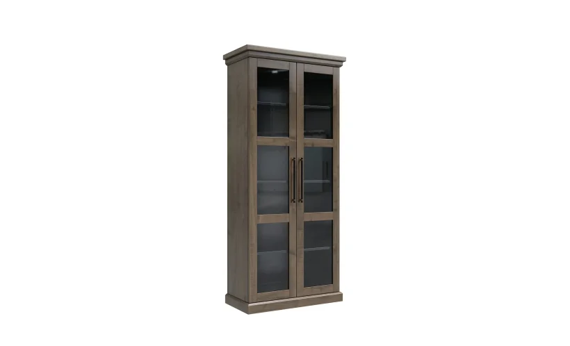Amish Santorini Solid Hardwood Curio Cabinet - 281-518-694113