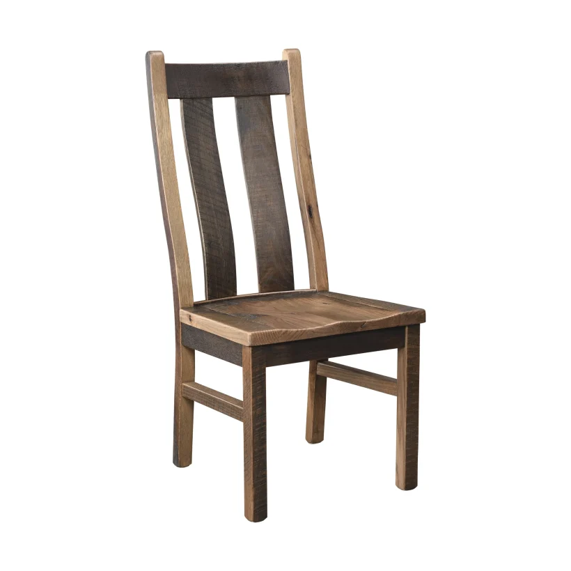 Amish Bristol Solid Hardwood Dining Side Chair - No, , , , , Barnwood, 3 Glaze Amish Bristol Solid Hardwood Dining Side Chair - 281-560-YPZ