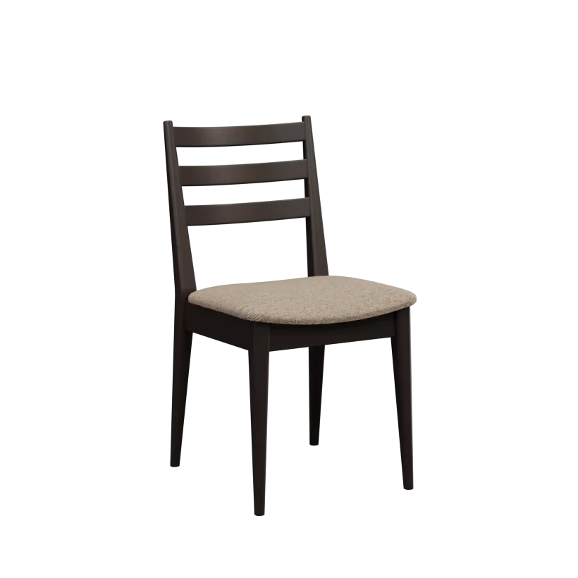 Amish Uptown Ladderback Solid Hardwood Dining Side Chair - 281-691-RIPZ