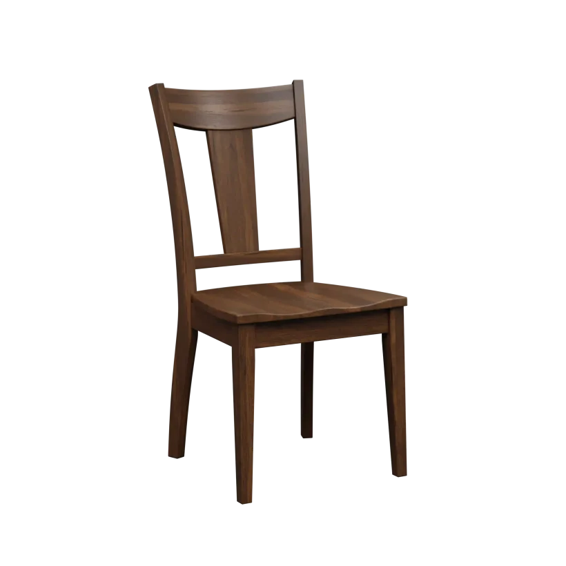 Amish Hamilton Solid Hardwood Dining Side Chair - 281-696-EPZ