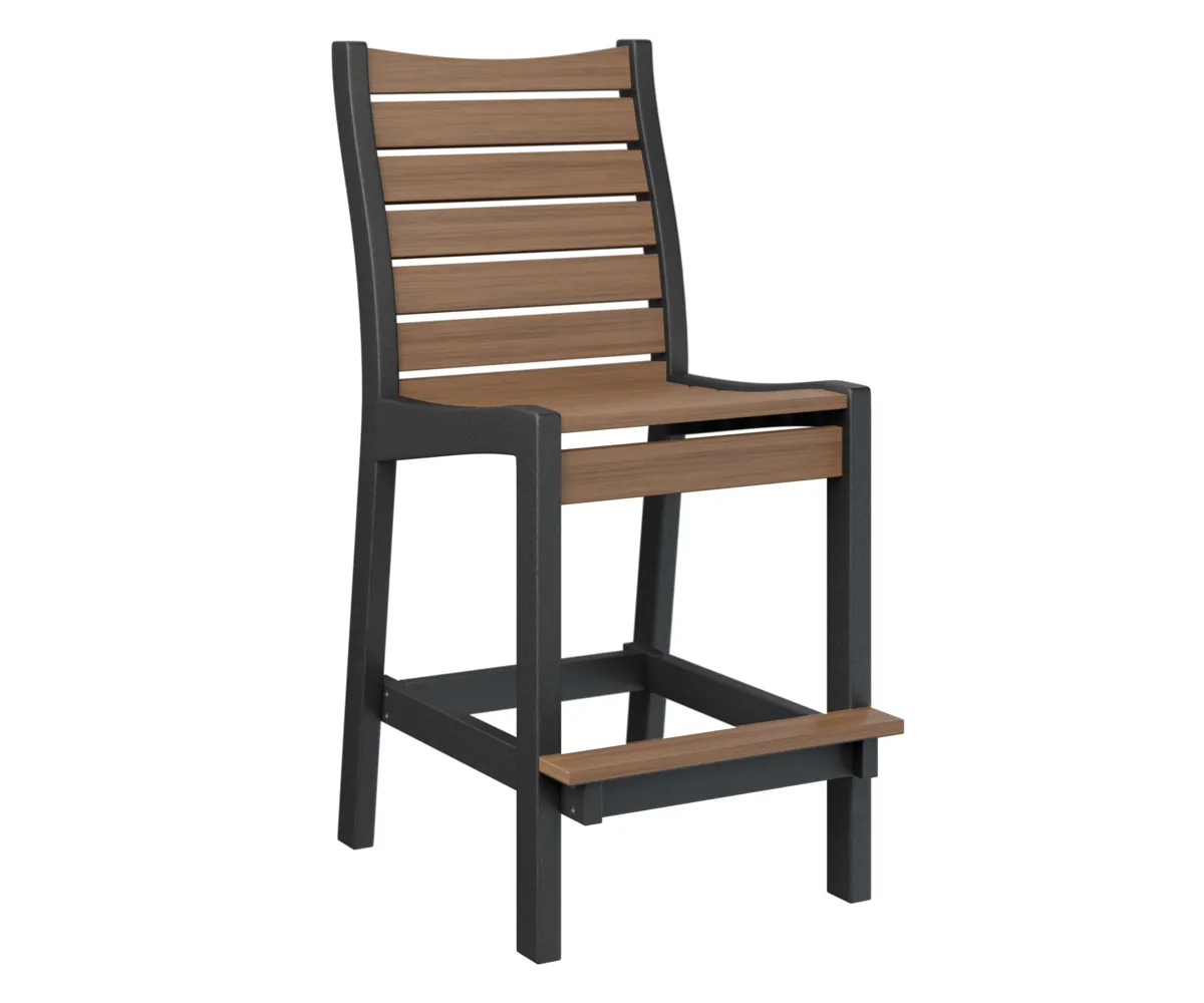 Bristol Bar Chair by Berlin Gardens - Antique Mahogany, Black Bristol Bar Chair by Berlin Gardens - 191-BBC2045