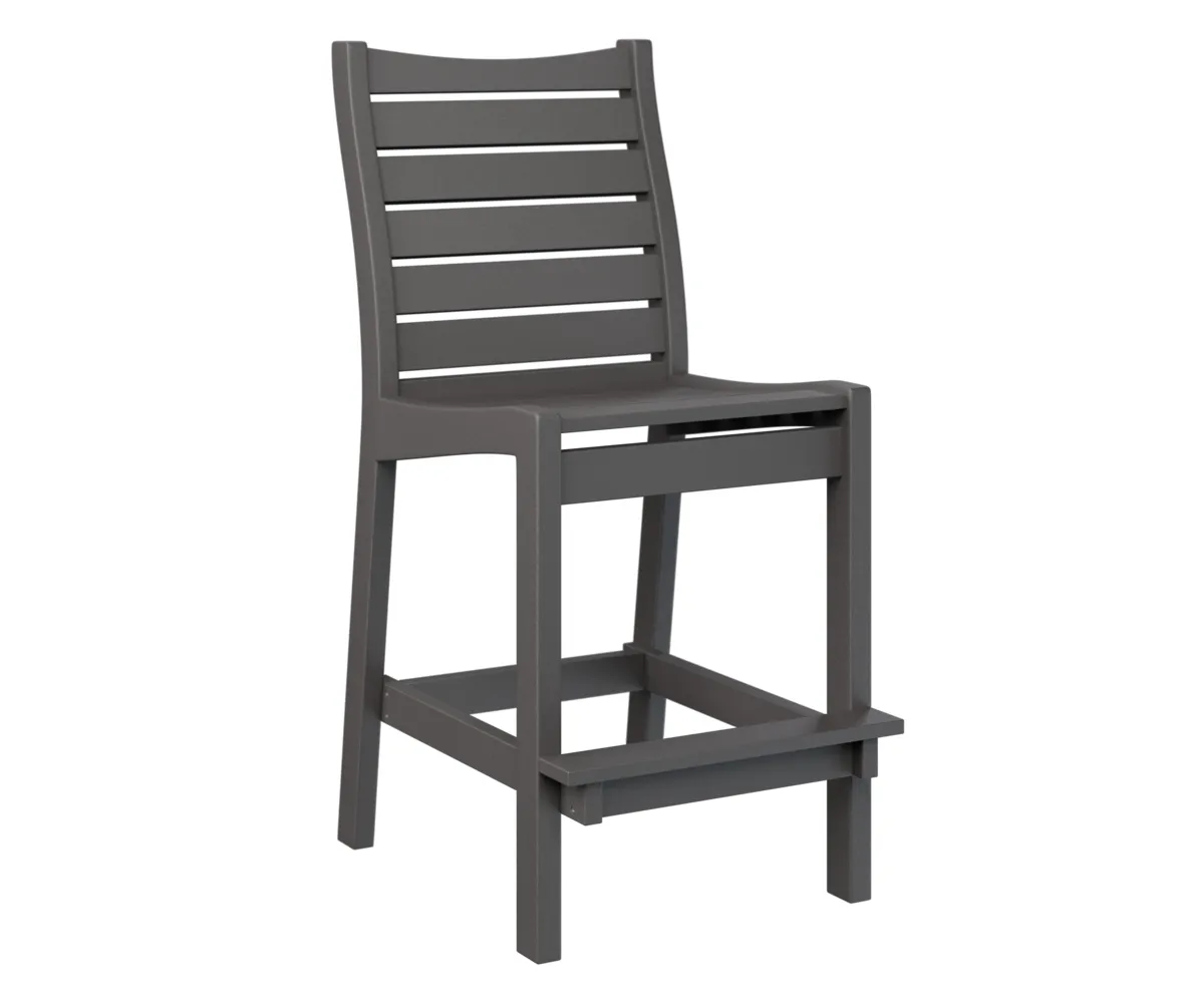 Bristol Bar Chair by Berlin Gardens - Smoke Gray, Smoke Gray Bristol Bar Chair by Berlin Gardens - 191-BBC2045