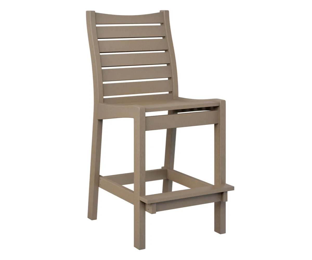 Bristol Bar Chair by Berlin Gardens - Weatherwood, Weatherwood Bristol Bar Chair by Berlin Gardens - 191-BBC2045