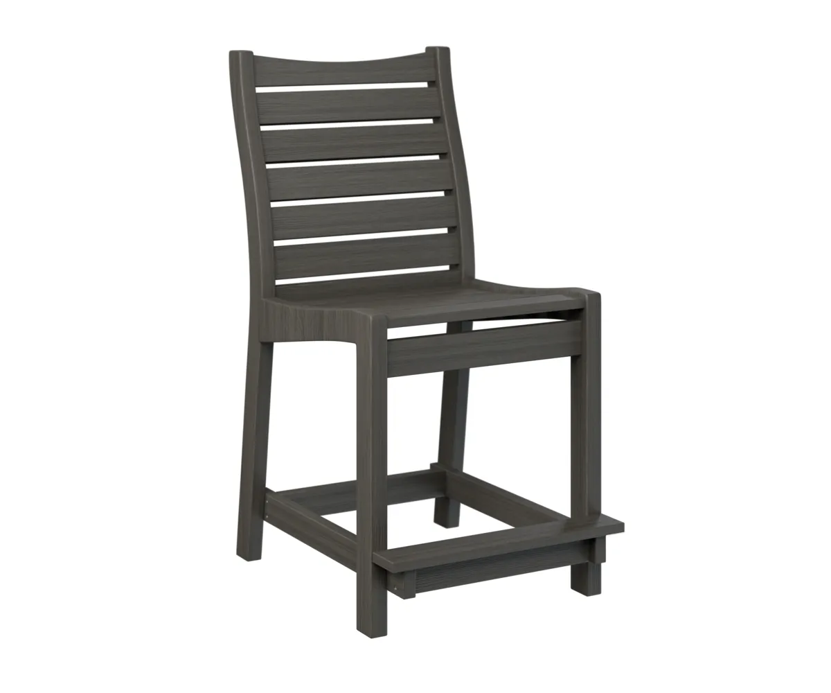 Bristol Counter Chair by Berlin Gardens - Coastal Gray, Coastal Gray Bristol Counter Chair by Berlin Gardens - 191-BCC2041