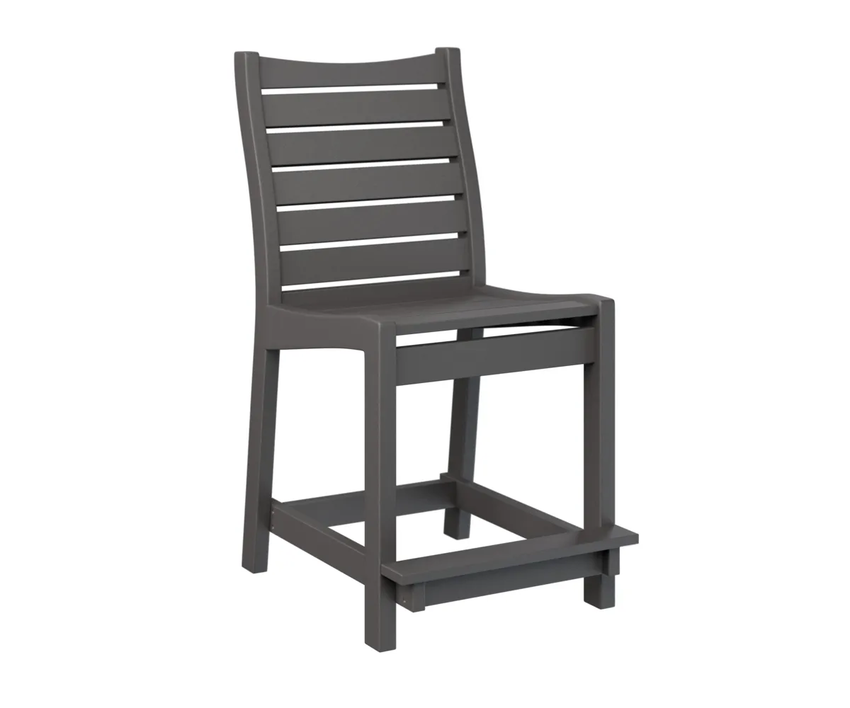 Bristol Counter Chair by Berlin Gardens - Smoke Gray, Smoke Gray Bristol Counter Chair by Berlin Gardens - 191-BCC2041