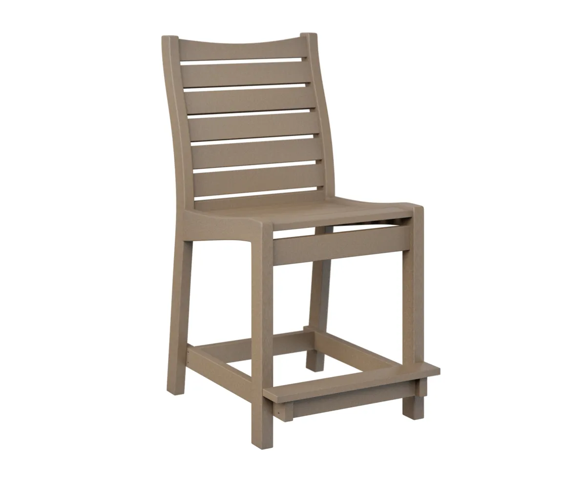 Bristol Counter Chair by Berlin Gardens - Weatherwood, Weatherwood Bristol Counter Chair by Berlin Gardens - 191-BCC2041