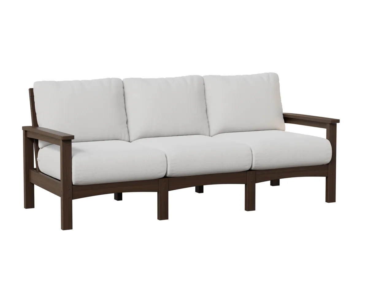 Camden Sofa by Berlin Gardens - Brazilian Walnut, Marvel Cloud (Discontinued) Camden Sofa by Berlin Gardens - 191-CS7832