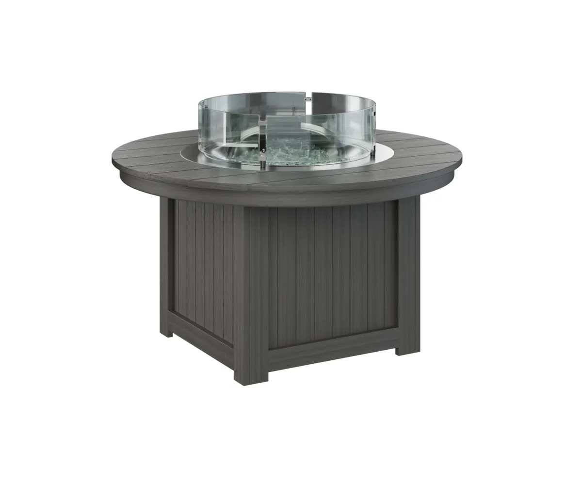 Donoma Round Low Fire Pit by Berlin Gardens - Coastal Gray, Coastal Gray Donoma Round Low Fire Pit by Berlin Gardens - 191-DFPP2544