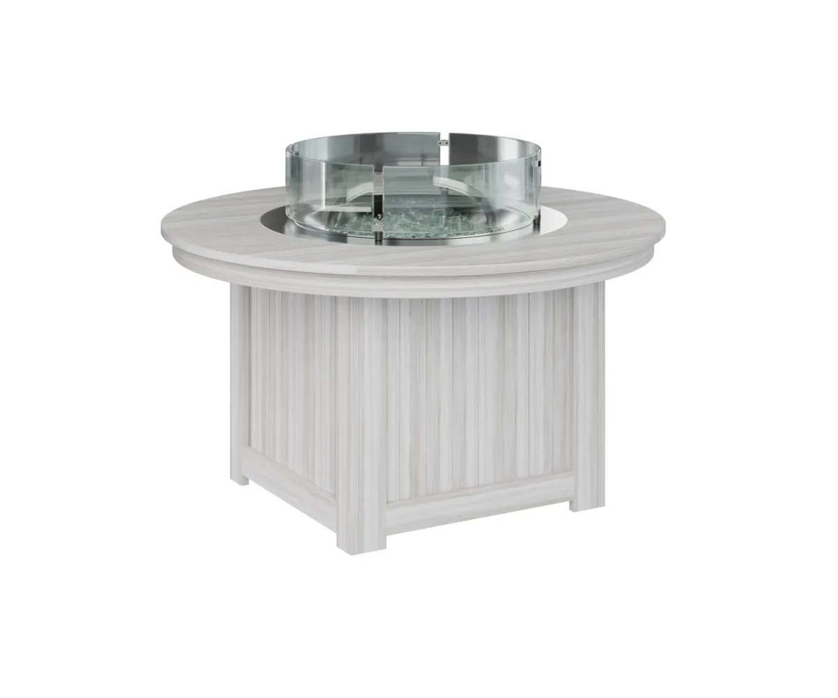 Donoma Round Low Fire Pit by Berlin Gardens - Seashell, Seashell Donoma Round Low Fire Pit by Berlin Gardens - 191-DFPP2544