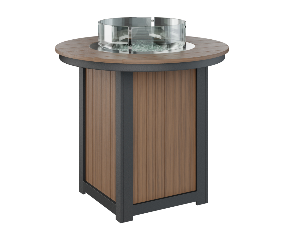 Donoma 44" Round Bar Fire Table by Berlin Gardens - 191-DRFT3944B