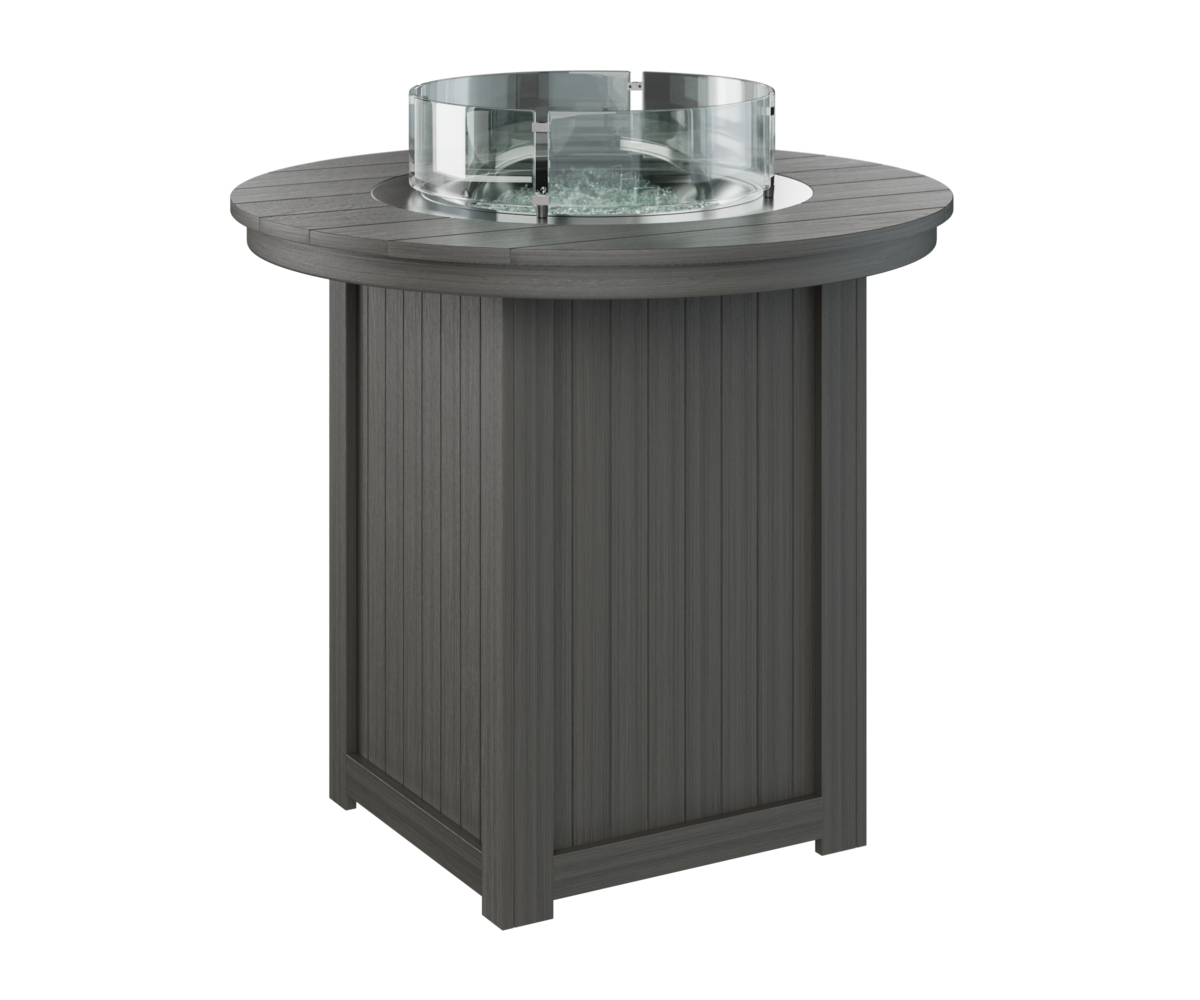 Donoma 44" Round Bar Fire Table by Berlin Gardens - 191-DRFT3944B