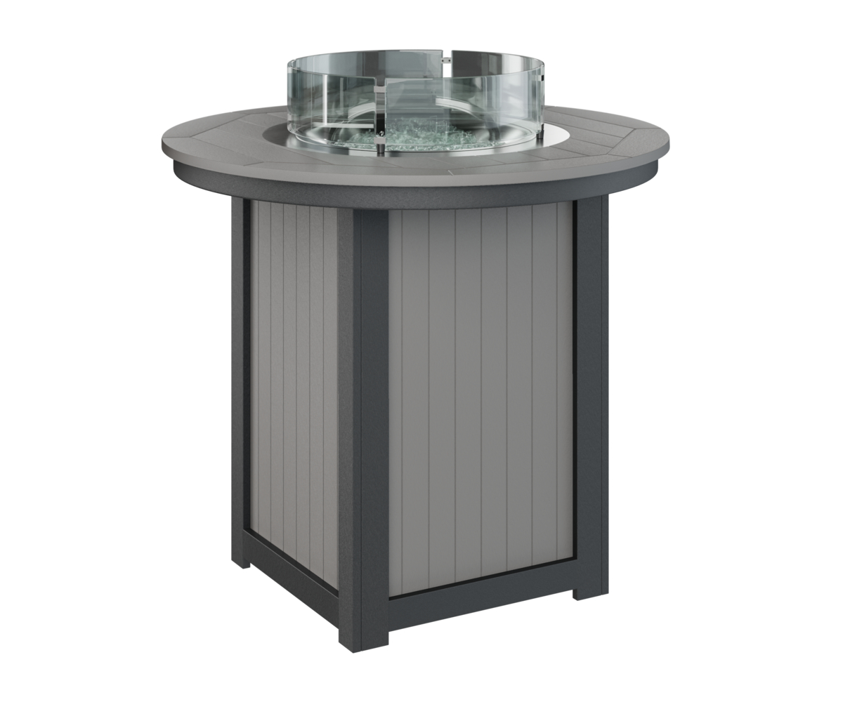 Donoma 44" Round Bar Fire Table by Berlin Gardens - 191-DRFT3944B