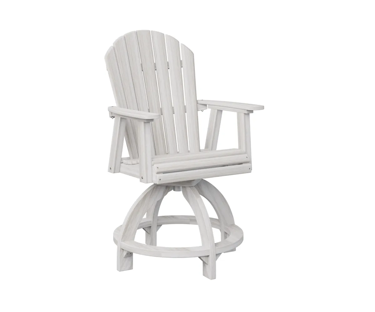 Comfo Back Swivel Counter Chair by Berlin Gardens - Seashell, Seashell Comfo Back Swivel Counter Chair by Berlin Gardens - 191-ESCC2131