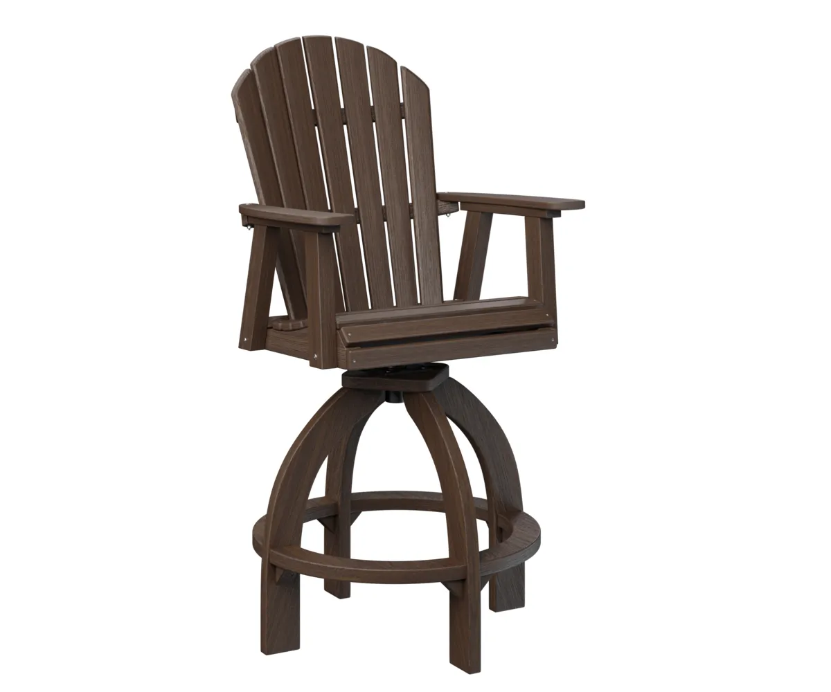 Comfo Back Swivel Extra Tall Chair by Berlin Gardens - Brazilian Walnut, Brazilian Walnut Comfo Back Swivel Extra Tall Chair by Berlin Gardens - 191-ESXTC2139