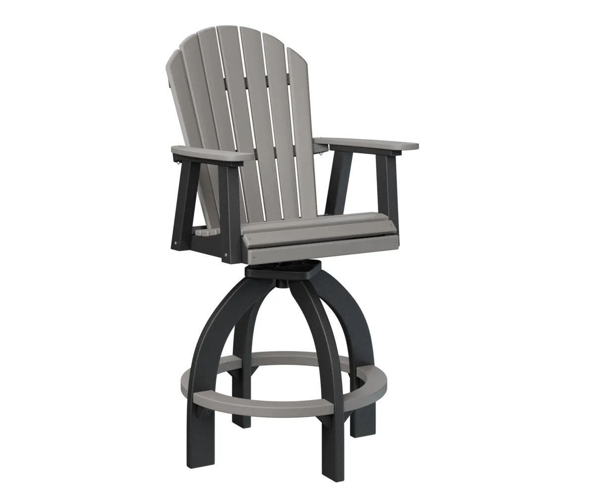Comfo Back Swivel Extra Tall Chair by Berlin Gardens - Light Gray, Black Comfo Back Swivel Extra Tall Chair by Berlin Gardens - 191-ESXTC2139