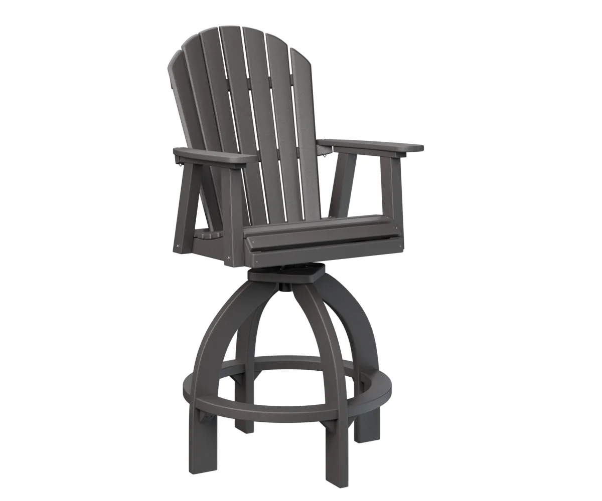 Comfo Back Swivel Extra Tall Chair by Berlin Gardens - Smoke Gray, Smoke Gray Comfo Back Swivel Extra Tall Chair by Berlin Gardens - 191-ESXTC2139