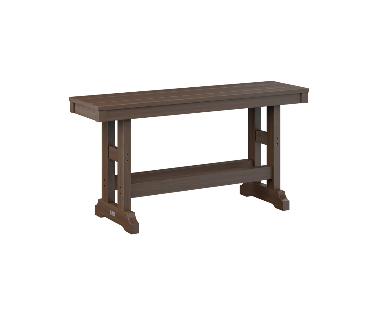 Garden Classic 44" Dining Bench by Berlin Gardens - Brazilian Walnut, Brazilian Walnut Garden Classic 44" Dining Bench by Berlin Gardens - 191-GCDB4418