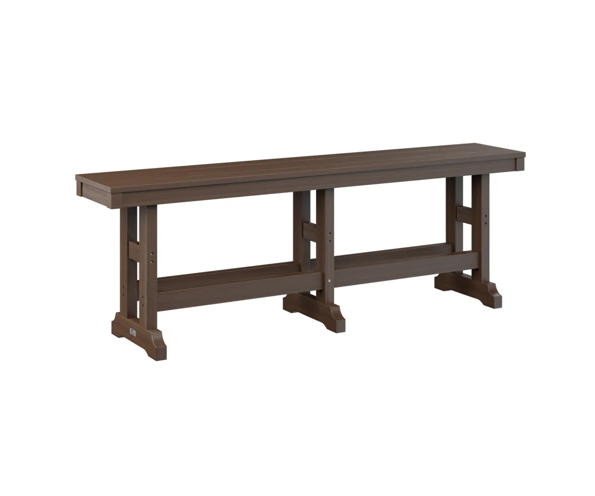 Garden Classic 66" Dining Bench by Berlin Gardens - Brazilian Walnut, Brazilian Walnut Garden Classic 66" Dining Bench by Berlin Gardens - 191-GCDB6618