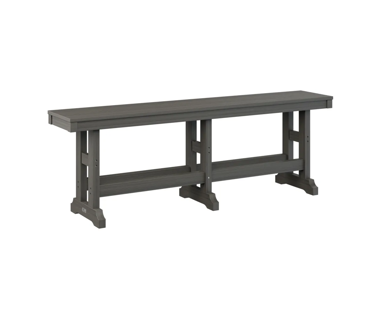 Garden Classic 66" Dining Bench by Berlin Gardens - Coastal Gray, Coastal Gray Garden Classic 66" Dining Bench by Berlin Gardens - 191-GCDB6618