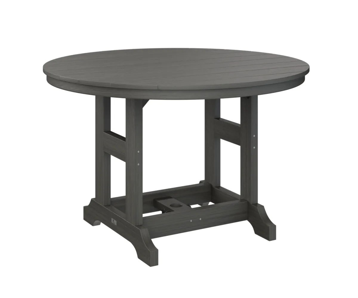 Garden Classic 48" Round Dining Table by Berlin Gardens - Coastal Gray, Coastal Gray Garden Classic 48" Round Dining Table by Berlin Gardens - 191-GCDT0048D