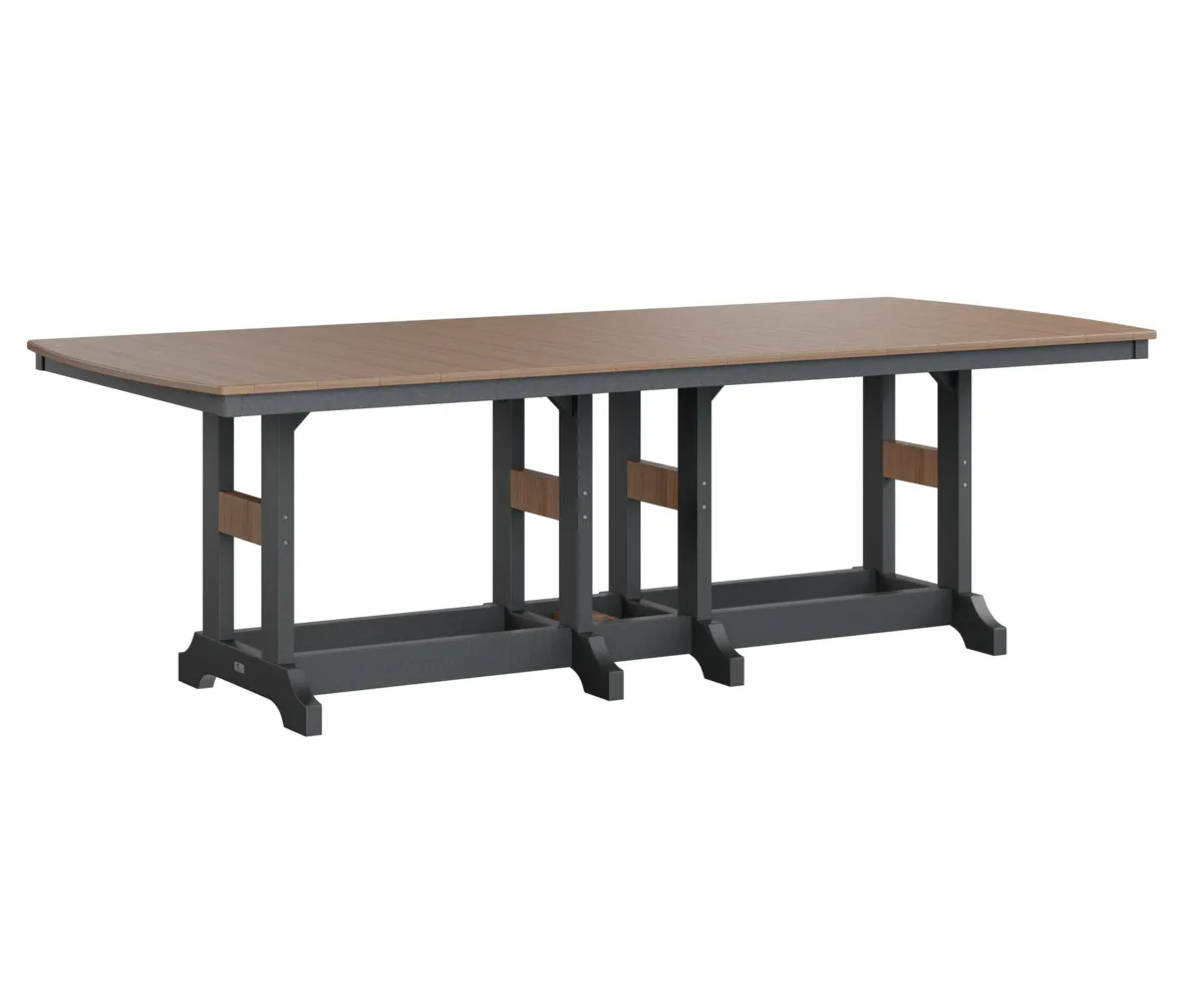 Garden Classic 44" X 96" Rectangular Dining Table by Berlin Gardens - Antique Mahogany, Black Garden Classic 44" X 96" Rectangular Dining Table by Berlin Gardens - 191-GCOT4496D