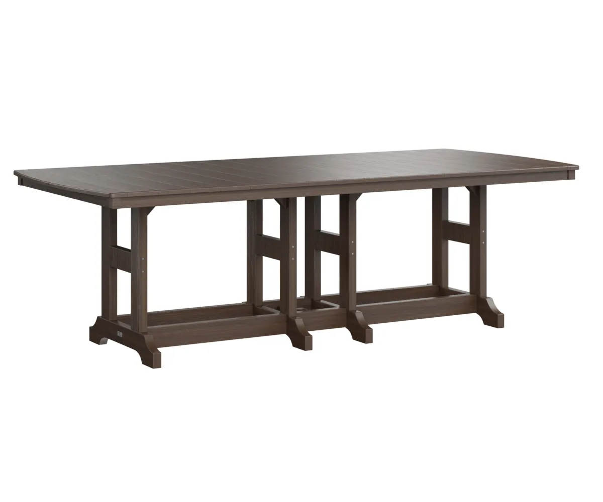Garden Classic 44" X 96" Rectangular Dining Table by Berlin Gardens - Brazilian Walnut, Brazilian Walnut Garden Classic 44" X 96" Rectangular Dining Table by Berlin Gardens - 191-GCOT4496D