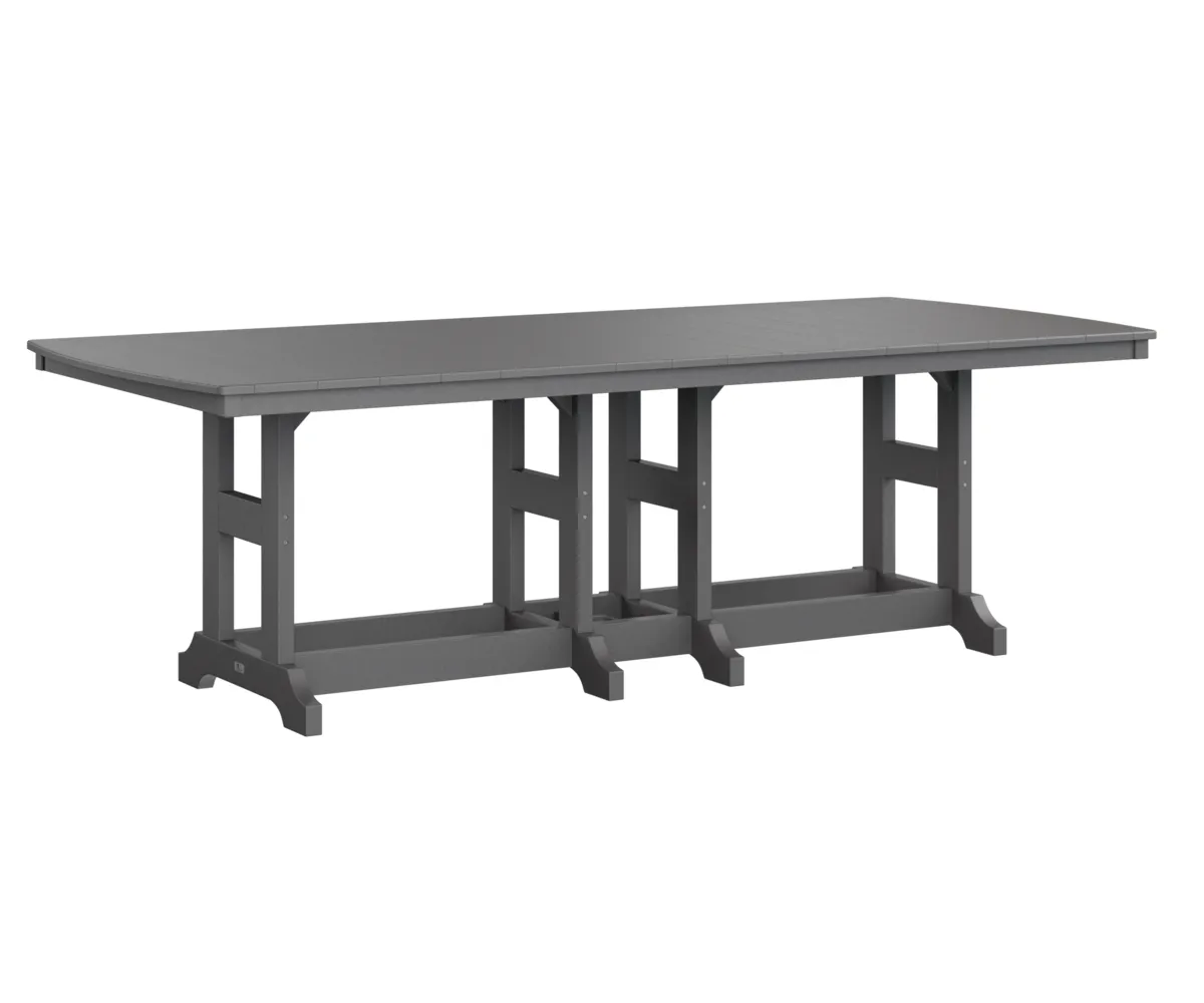 Garden Classic 44" X 96" Rectangular Dining Table by Berlin Gardens - Smoke Gray, Smoke Gray Garden Classic 44" X 96" Rectangular Dining Table by Berlin Gardens - 191-GCOT4496D
