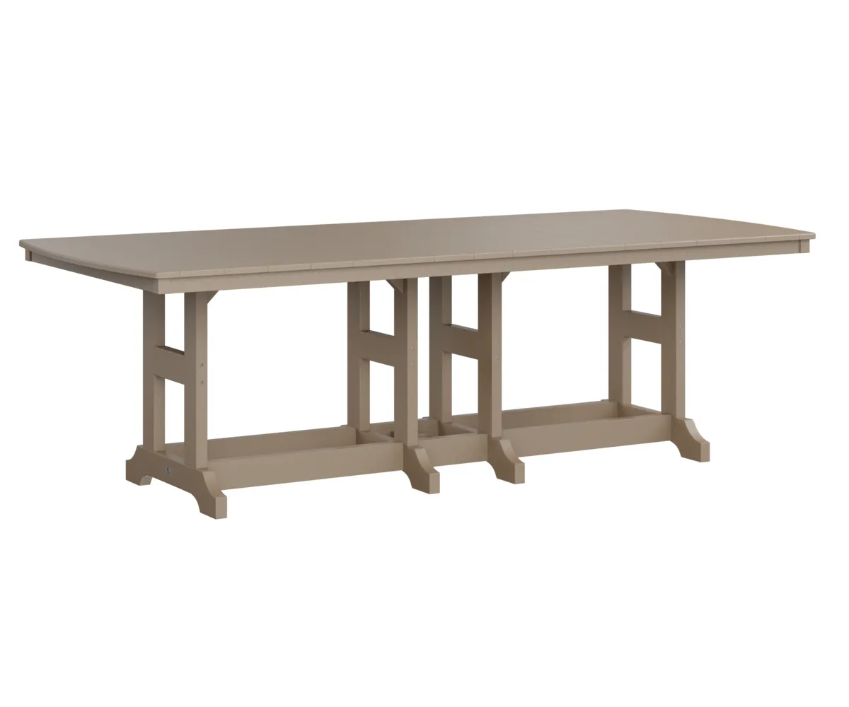 Garden Classic 44" X 96" Rectangular Dining Table by Berlin Gardens - Weatherwood, Weatherwood Garden Classic 44" X 96" Rectangular Dining Table by Berlin Gardens - 191-GCOT4496D