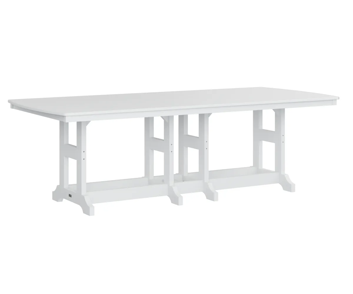 Garden Classic 44" X 96" Rectangular Dining Table by Berlin Gardens - White, White Garden Classic 44" X 96" Rectangular Dining Table by Berlin Gardens - 191-GCOT4496D