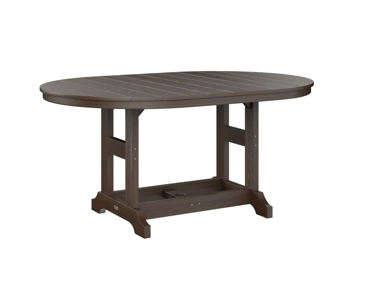 Garden Classic 44" X 64" Oblong Dining Table by Berlin Gardens - Brazilian Walnut, Brazilian Walnut Garden Classic 44" X 64" Oblong Dining Table by Berlin Gardens - 191-GCST4464D