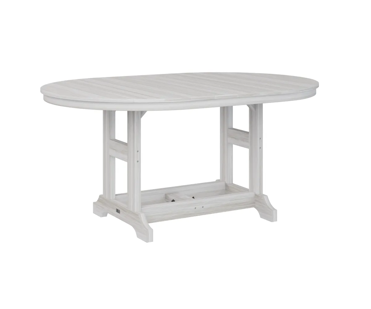 Garden Classic 44" X 64" Oblong Dining Table by Berlin Gardens - Seashell, Seashell Garden Classic 44" X 64" Oblong Dining Table by Berlin Gardens - 191-GCST4464D