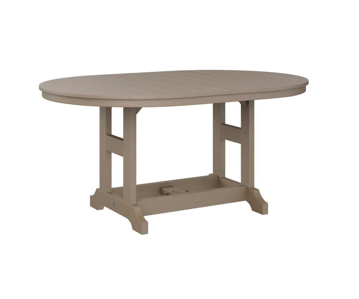 Garden Classic 44" X 64" Oblong Dining Table by Berlin Gardens - Weatherwood, Weatherwood Garden Classic 44" X 64" Oblong Dining Table by Berlin Gardens - 191-GCST4464D