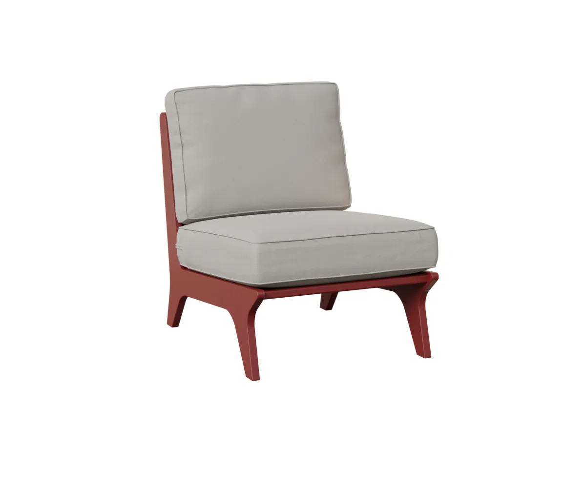 Hartley Club Chair by Berlin Gardens - MGP Red, Blend Linen Hartley Club Chair by Berlin Gardens - 191-HACC2429
