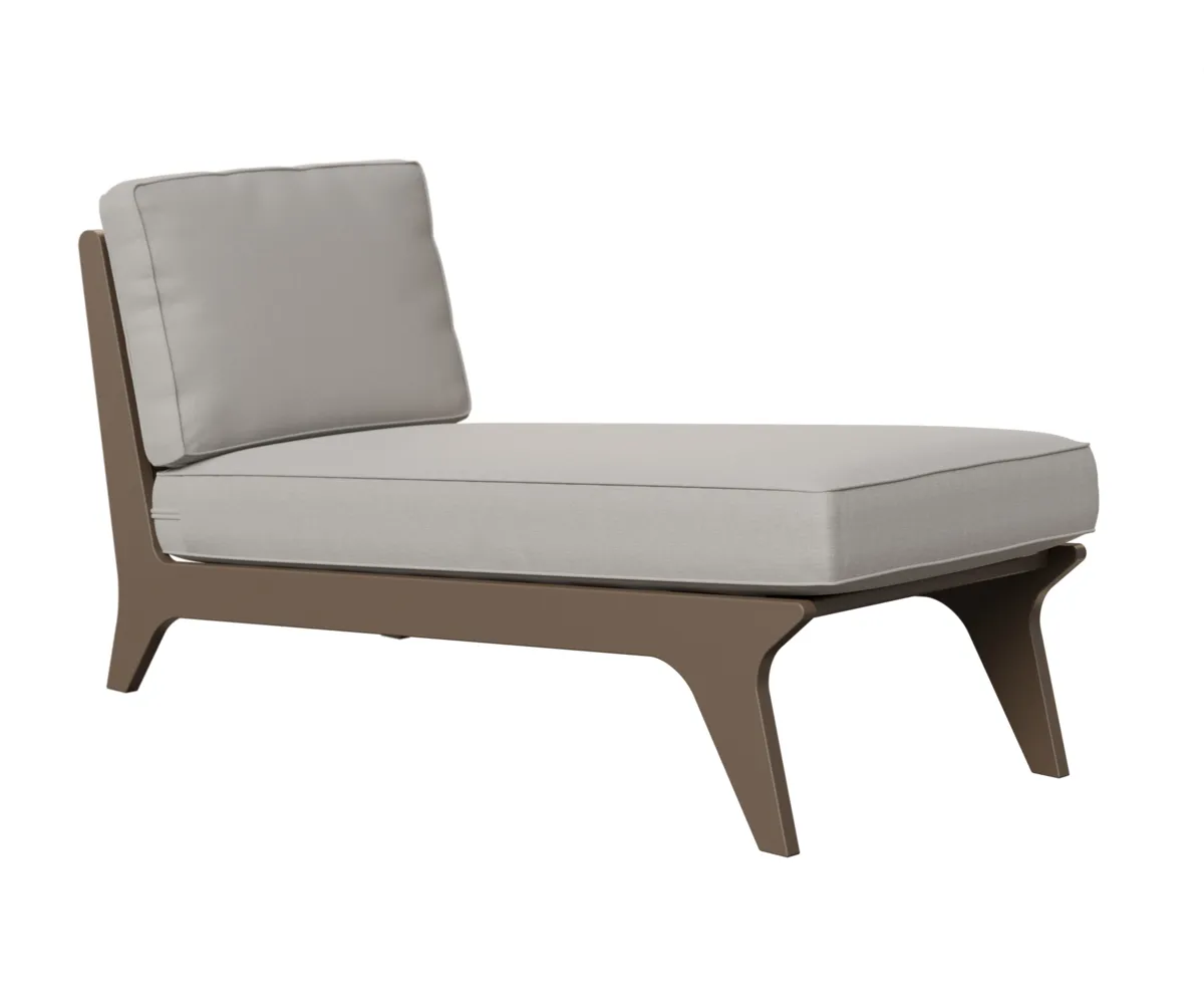 Hartley Chaise by Berlin Gardens - MGP Clay, Blend Linen Hartley Chaise by Berlin Gardens - 191-HACL3029