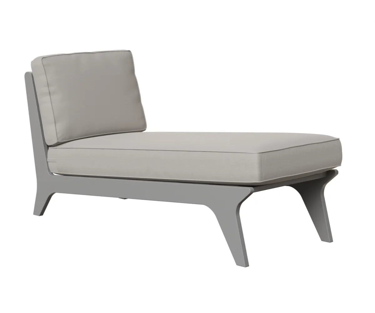 Hartley Chaise by Berlin Gardens - MGP Fog, Blend Linen Hartley Chaise by Berlin Gardens - 191-HACL3029