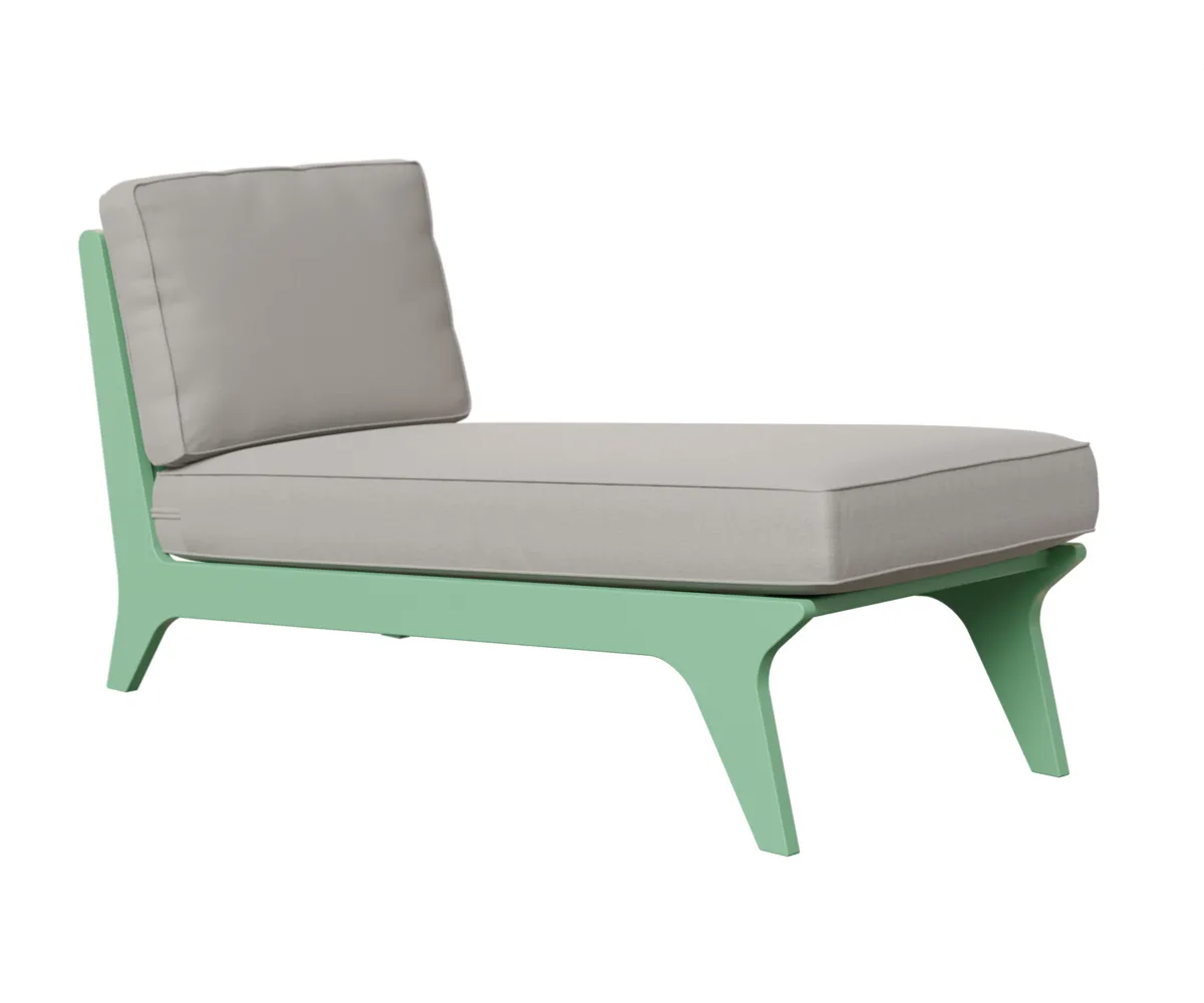 Hartley Chaise by Berlin Gardens - MGP Mint, Blend Linen Hartley Chaise by Berlin Gardens - 191-HACL3029