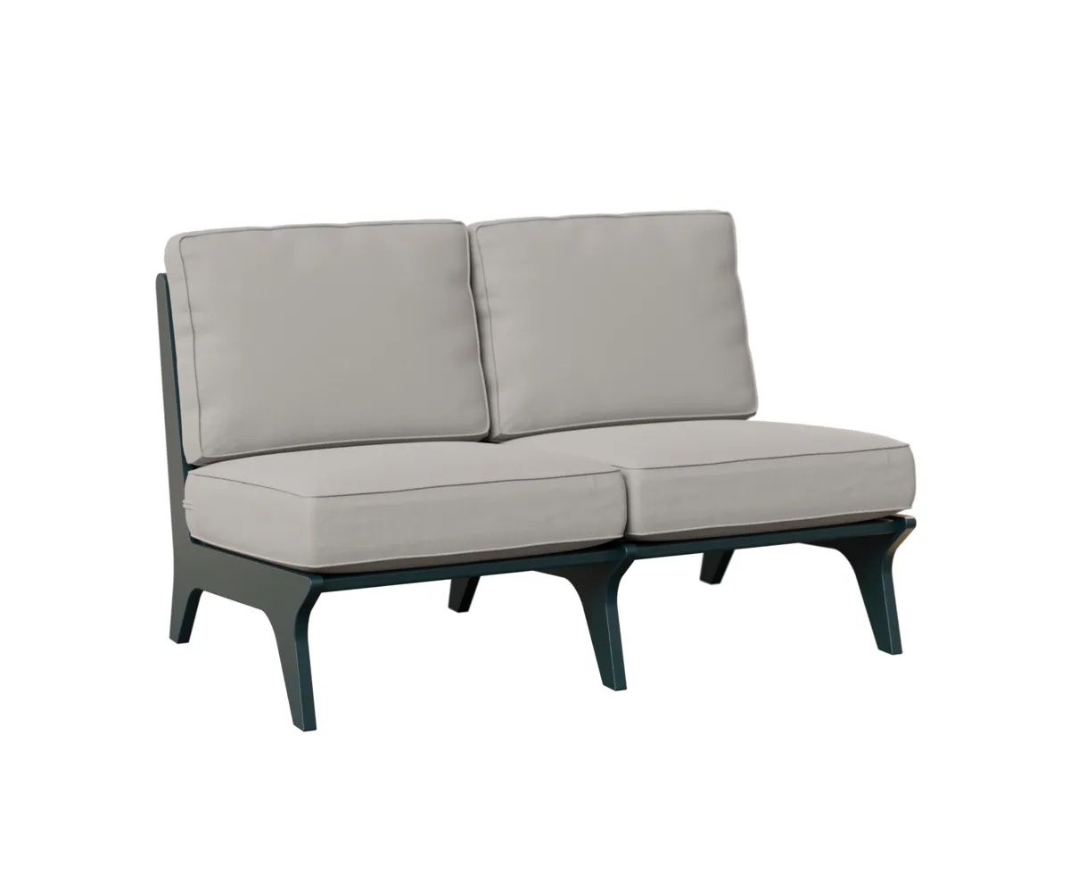 Hartley Loveseat by Berlin Gardens - MGP Berry, Blend Linen Hartley Loveseat by Berlin Gardens - 191-HALS4929